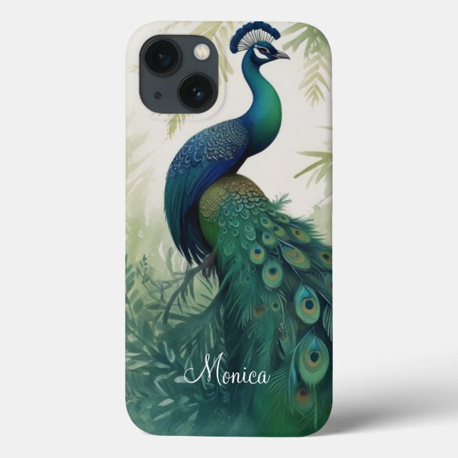 Coques Case-Mate iPhone Elégant Peacock (Verso)