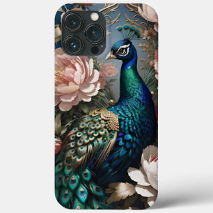 Case-Mate iPhone Case Élégant Peacock Pink Peonies