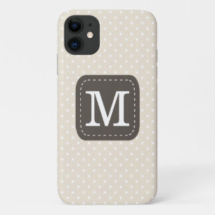 Case-Mate iPhone Case Élégant Polka Pot Motif Personnalisé Monogramme