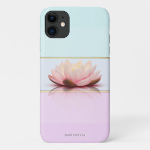 Case-Mate iPhone Case Élégant rayé moderne, lotus ombré