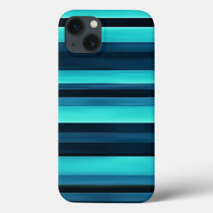 Case-Mate iPhone Case Élégant rayures bleues et noires design moderne et