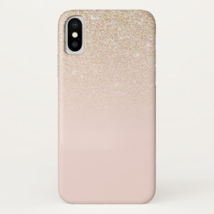 Case-Mate iPhone Case Elégant Rose d'or fille  rose Parties scintillant 