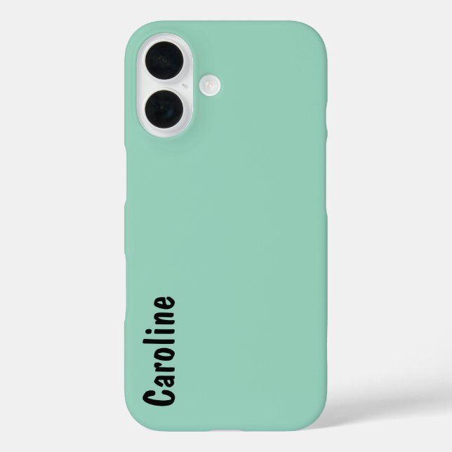 Coques Case-Mate iPhone Élégant script de signature Monogramme (Verso)