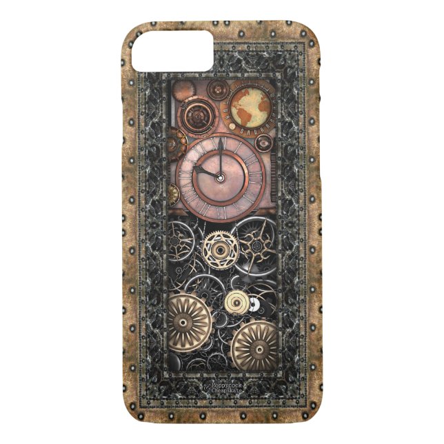 Coques Case-Mate iPhone Elégant Steampunk (Dos)