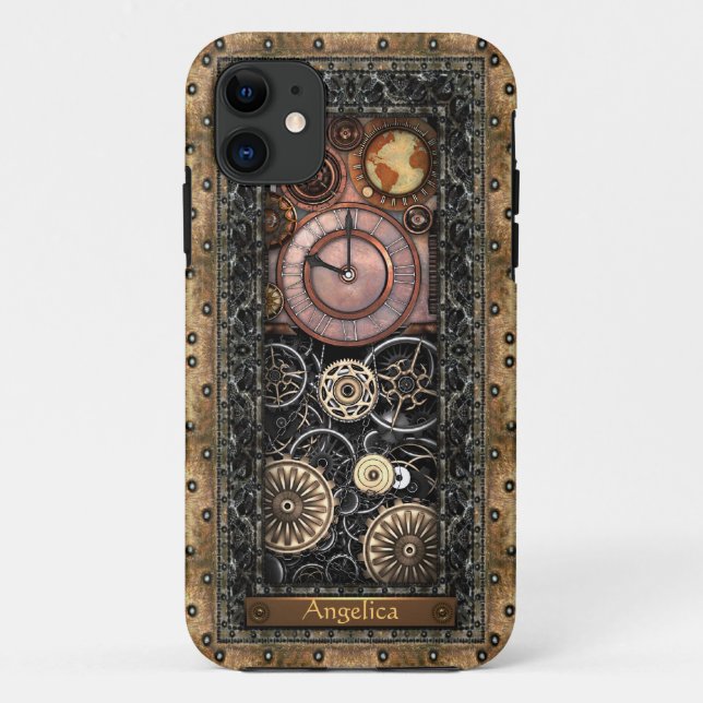 Coques Case-Mate iPhone Elégant Steampunk sur mesure (Dos)