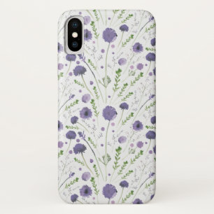 Case-Mate iPhone Case Elégant teint d'eau violet motif floral