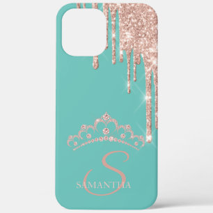 Case-Mate iPhone Case Elégant Tiara Rose Gold Parties scintillant Drives