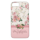 Élégant Vintage rose Floral Rose Nom