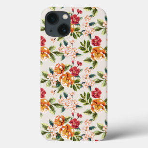 Case-Mate iPhone Case Elegant Vintage Watercolor Flowers Pattern