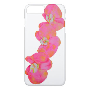 Coque Case-Mate Pour iPhone Elégante aquarelle rose orchidées tropicale fleuri