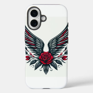 Coque Pour iPhone 16 Élégante couverture Rose pour impression mobile - 