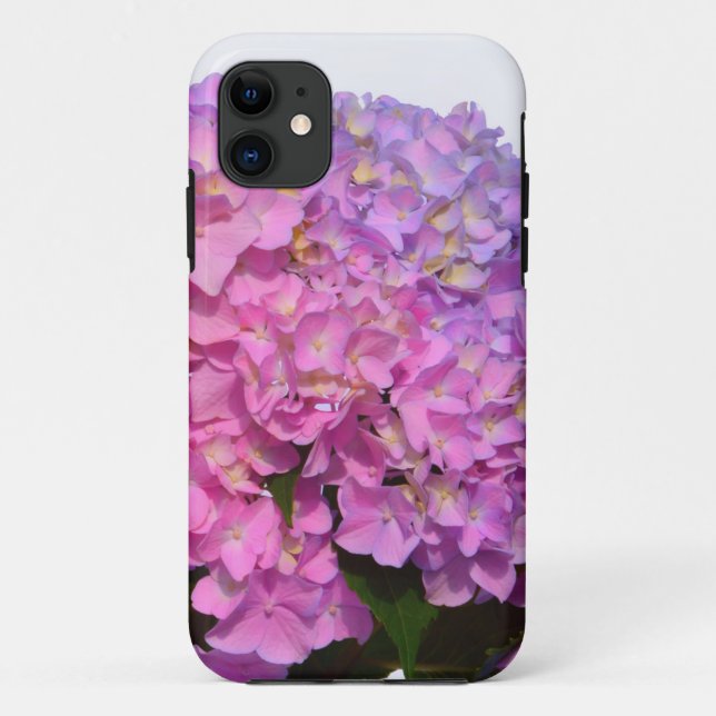 Coques Case-Mate iPhone Elégante florales violettes roses hydrangées (Dos)