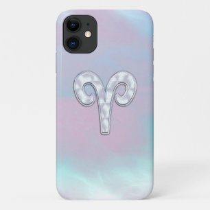 Coque Case-Mate Pour iPhone Élégante Mère de Pearl Style Bélier Symbole Zodiaq