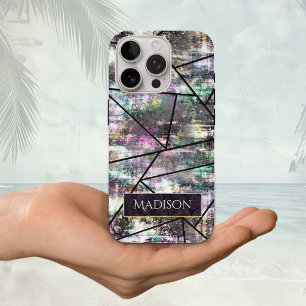 Coques iPhone 16 Pro Élégante parties scintillant girly iridescente