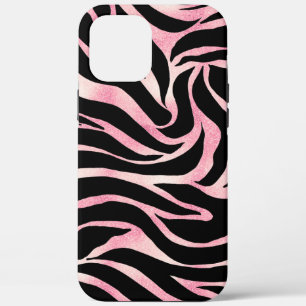 Case-Mate iPhone Case Elégante Parties scintillant Rose or Zebra Black P