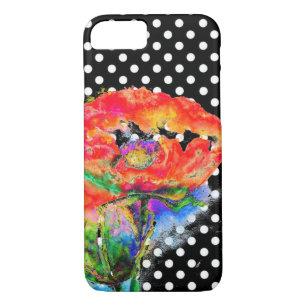 Case-Mate iPhone Case Elégante peinture abstraite à l'aquarelle rouge