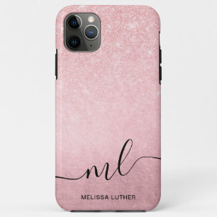 Case-Mate iPhone Case Elégante pente rose rose rose rose parties scintil
