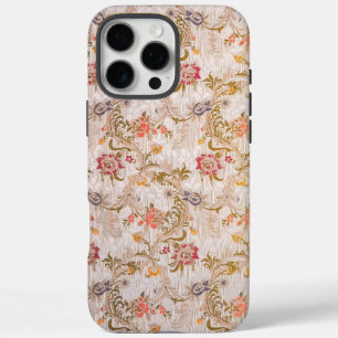 Coques iPhone 16 Pro Max Élégante Tapisserie victorienne Vintage historique