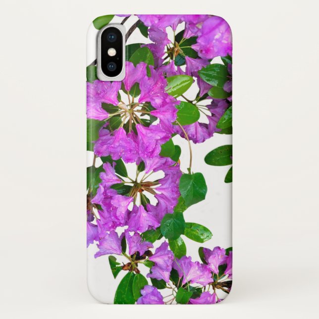 Coques Case-Mate iPhone Elégants fleurs roses azalées roses (Dos)