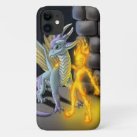 Élément de feu et dragon