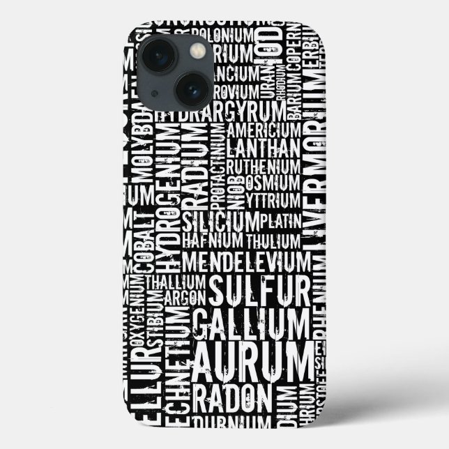 Coques Case-Mate iPhone Éléments chimiques (Verso)