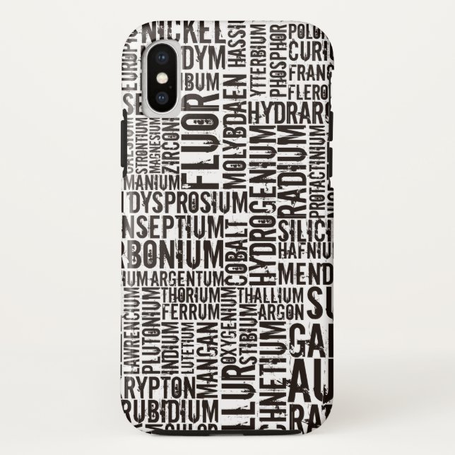 Coques Case-Mate iPhone Éléments chimiques... (Dos)