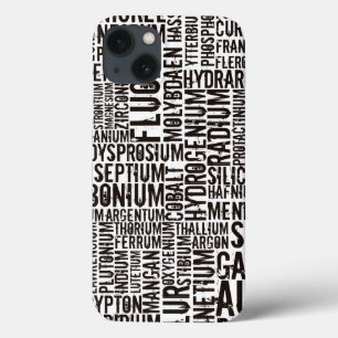Case-Mate iPhone Case Éléments chimiques... Boîtier iPhone en bois sculp