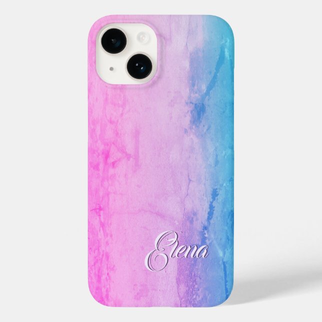 Coques Case-Mate iPhone Elena Nom Modèle, Couleurs Féminines Marbre rose (Verso)