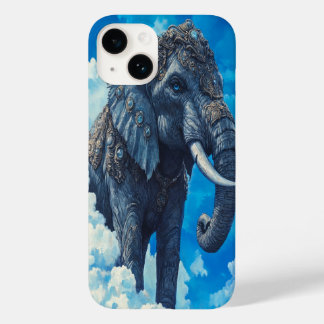 Coque Pour iPhone 14 🐘 Éléphant céleste