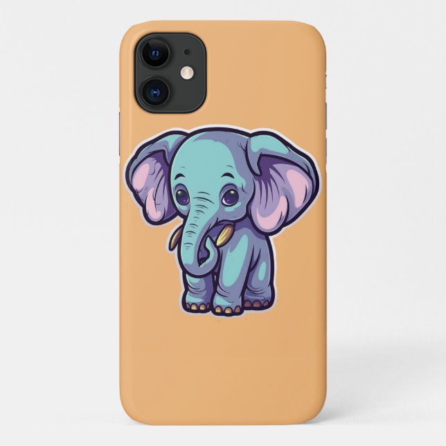 COQUES Case-Mate iPhone ÉLÉPHANT DE CARTOON (Dos)