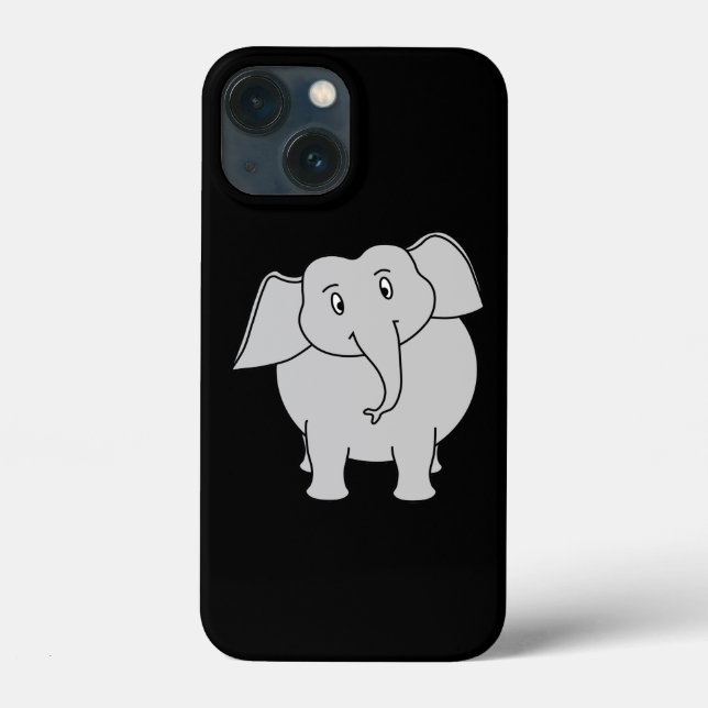 Coques Case-Mate iPhone Elephant gris. (Verso)
