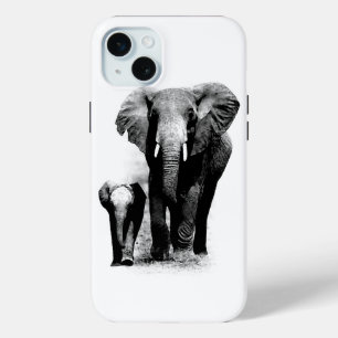 Coque iPhone 15 Mini Eléphants