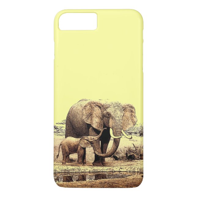 Coques Case-Mate iPhone Eléphants (Dos)