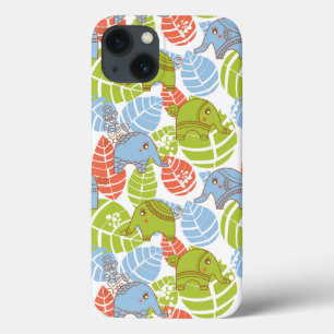 Case-Mate iPhone Case Eléphants colorés de la jungle