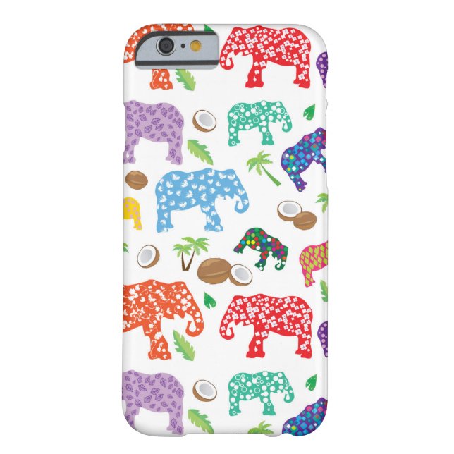 Coques Case-Mate iPhone Éléphants tropicaux (Dos)