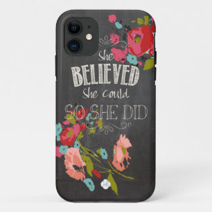Coque Case-Mate Pour iPhone Elle a cru qu'elle pourrait ainsi elle a fait