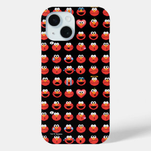 Coque Pour iPhone 15 Elmo Emoji Motif