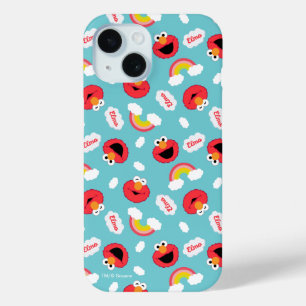 Coque Pour iPhone 15 Elmo et Rainbows Motif