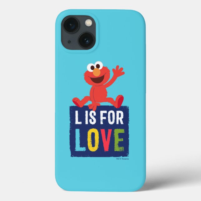 Coques Case-Mate iPhone Elmo | L est pour l'amour (Verso)