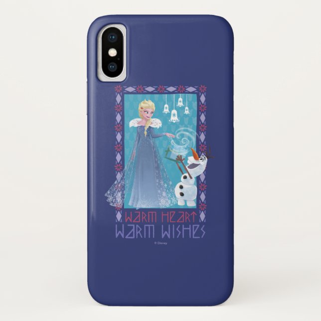 Coques Case-Mate iPhone Elsa et Olaf| Coeur chaleureux Chaleurs Chaleurs (Dos)