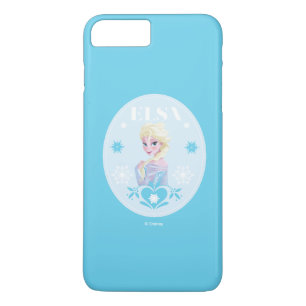 Coque iPhone 8 Plus/7 Plus  Elsa  Les flocons de neige