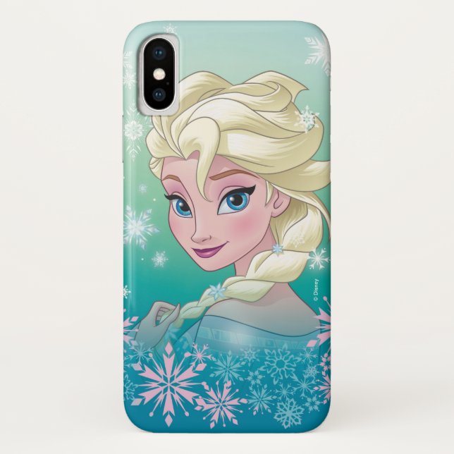 Coques Case-Mate iPhone  Elsa| Portrait hivernal (Dos)