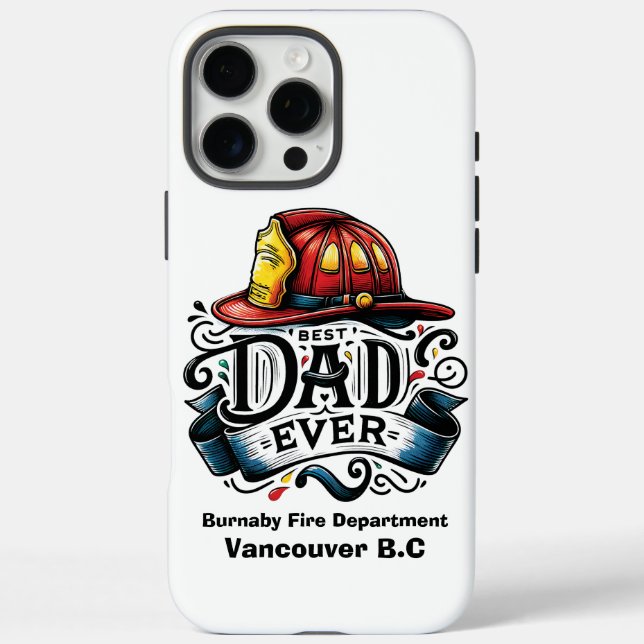 Coques Case-Mate iPhone emblème de la famille des pompiers de Vancouver (Verso)