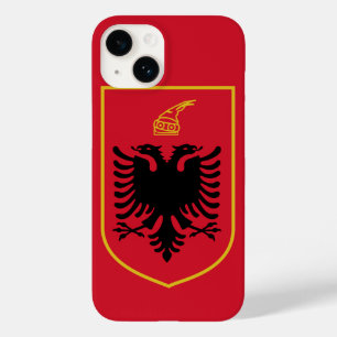 Coque Pour iPhone 14 emblème de l'Albanie