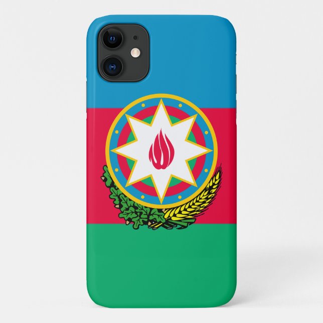 Coques Case-Mate iPhone emblème de l'azerbaïdjan (Dos)