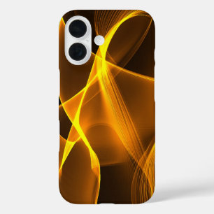 Coque Pour iPhone 16 Emblème Or Abstrait de charme d'or