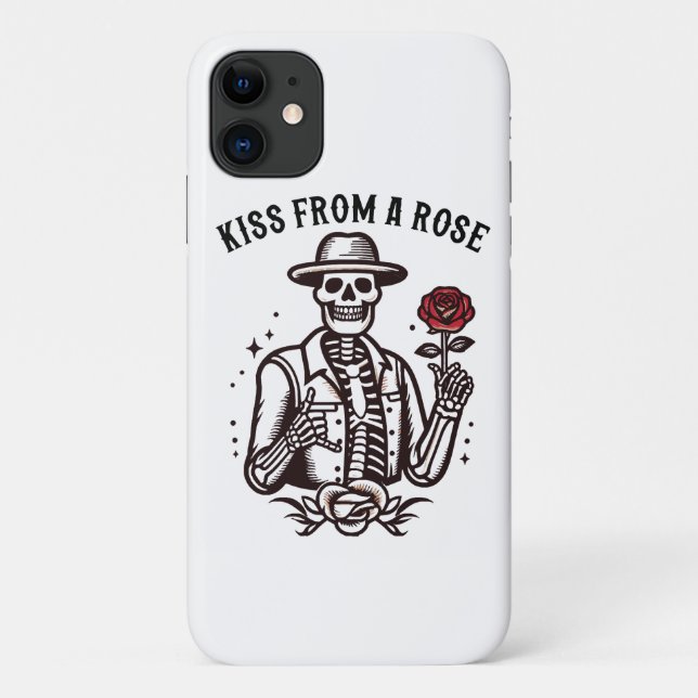 Coques Case-Mate iPhone Embrasse D'Un Rose (Dos)