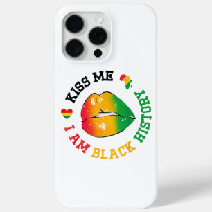 Coque iPhone 15 Pro Max Embrasse-moi Je Suis Noir Histoire Mois Africain A