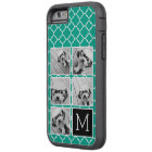 Emerald Black Instagram 5 Photo Collage Monogramme