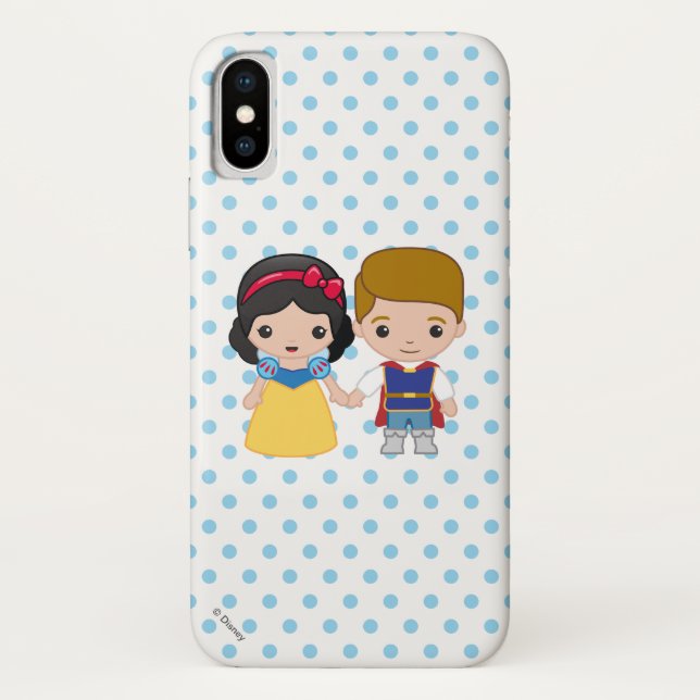 Coques Case-Mate iPhone Emoji blanc et prince charmant (Dos)